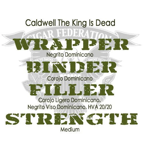 CALDWELL THE KING IS DEAD - Image 7