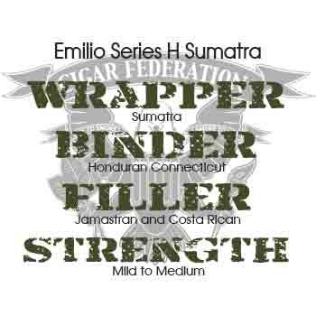 Emilio Cigars Series H Sumatra - Image 3