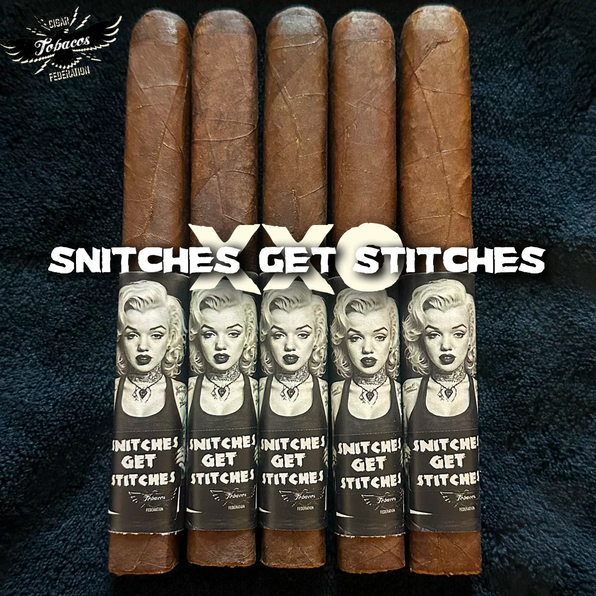 SNITCHES GET STITCHES BLACK VALENTINE - Image 2
