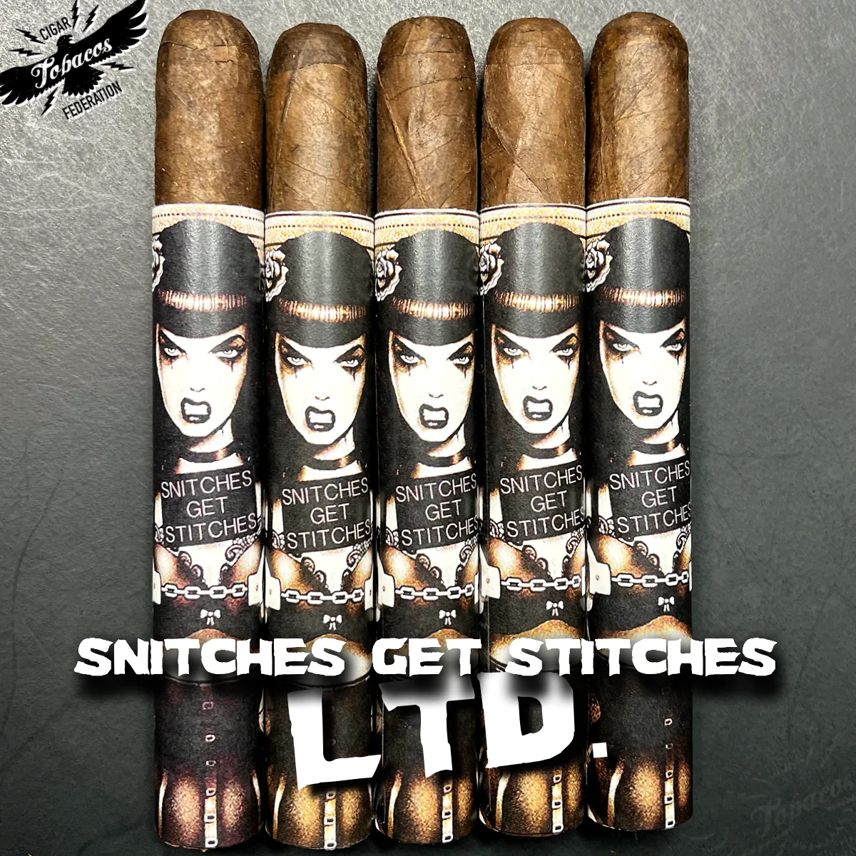 SNITCHES GET STITCHES BLACK VALENTINE - Image 6