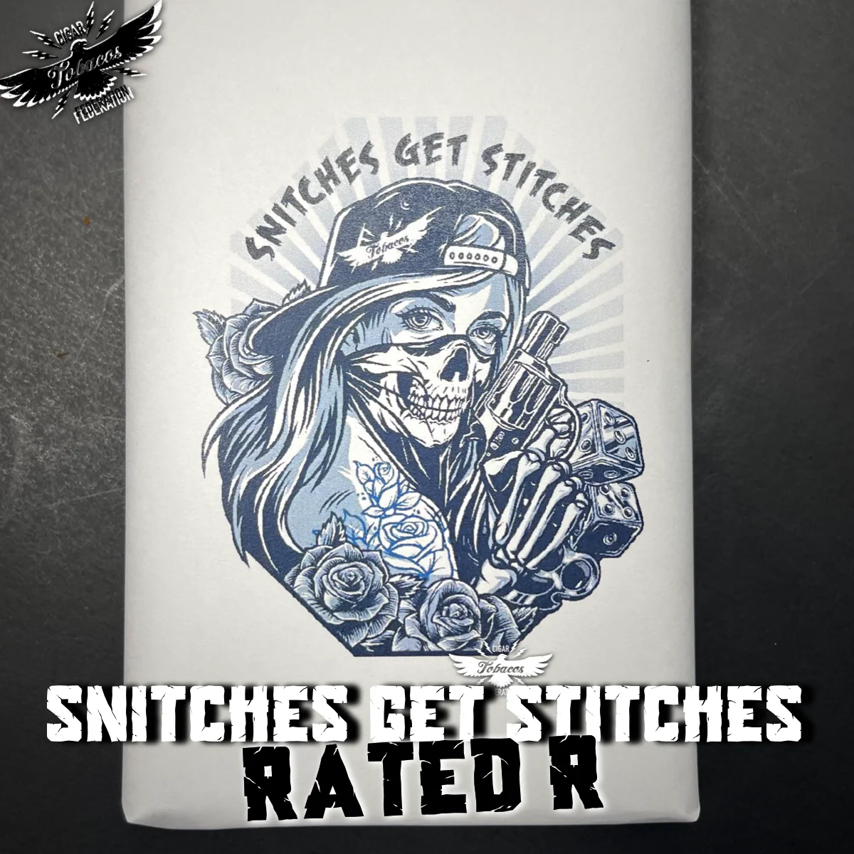 SNITCHES GET STITCHES BLACK VALENTINE - Image 9