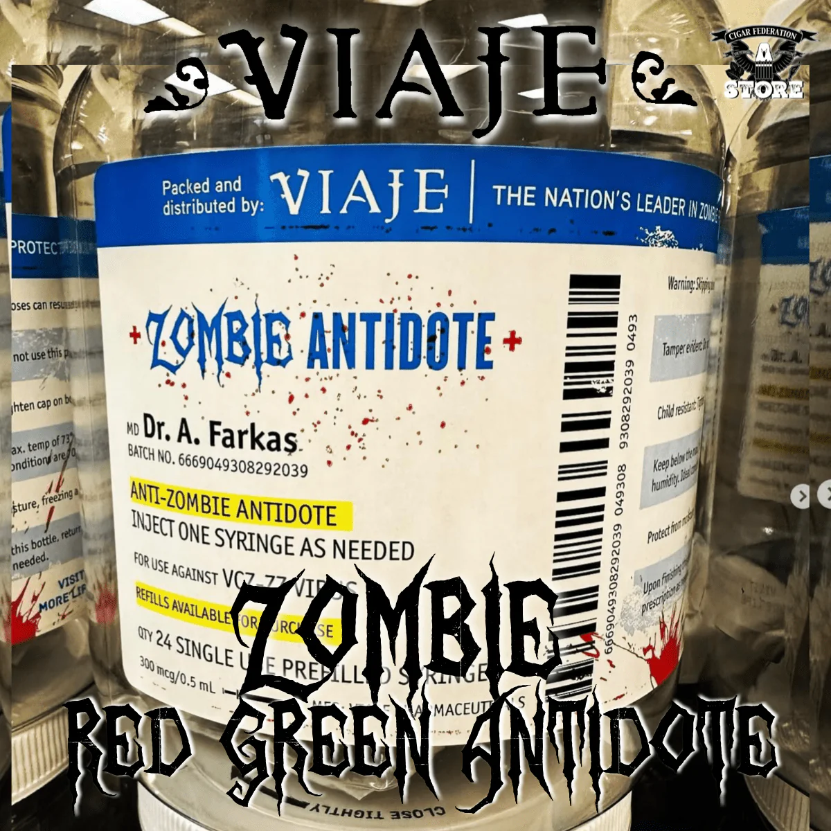 Viaje ZOMBIE GREEN/RED & ANTIDOTE 2024